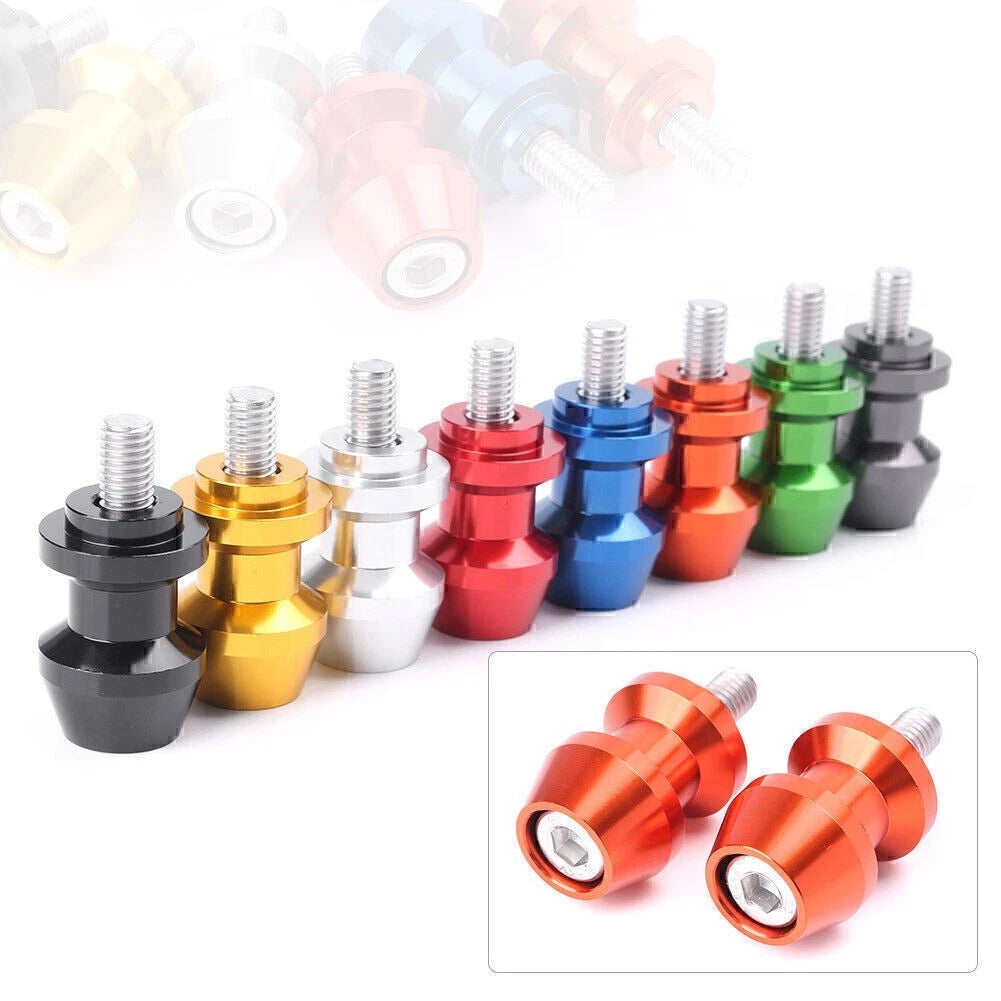 8mm Swingarm Spools Sliders for Yamaha R1 R6 FZ1 FZ6 FZ8 FZS600