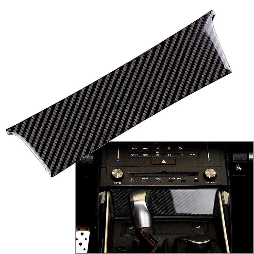 Carbon Fiber Central Console Panel Cover Trim for Lexus IS250 IS350 IS200t (13-20)