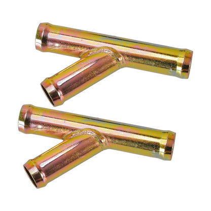 5 x 3/4" Heater Hose Fitting for Y Wye Coolant Pipe Connector Adapter