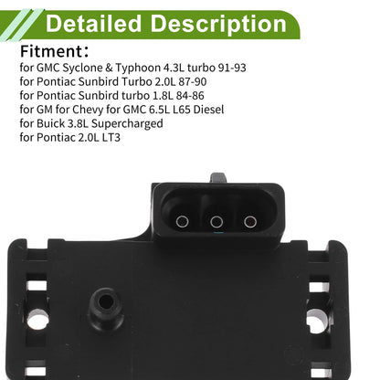 Manifold Absolute Pressure MAP Sensor for GMC Syclone & Typhoon