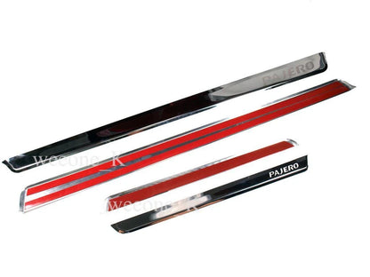 Stainless Door Scuff Plate for Mitsubishi Pajero/Montero Sport (2009-2014)
