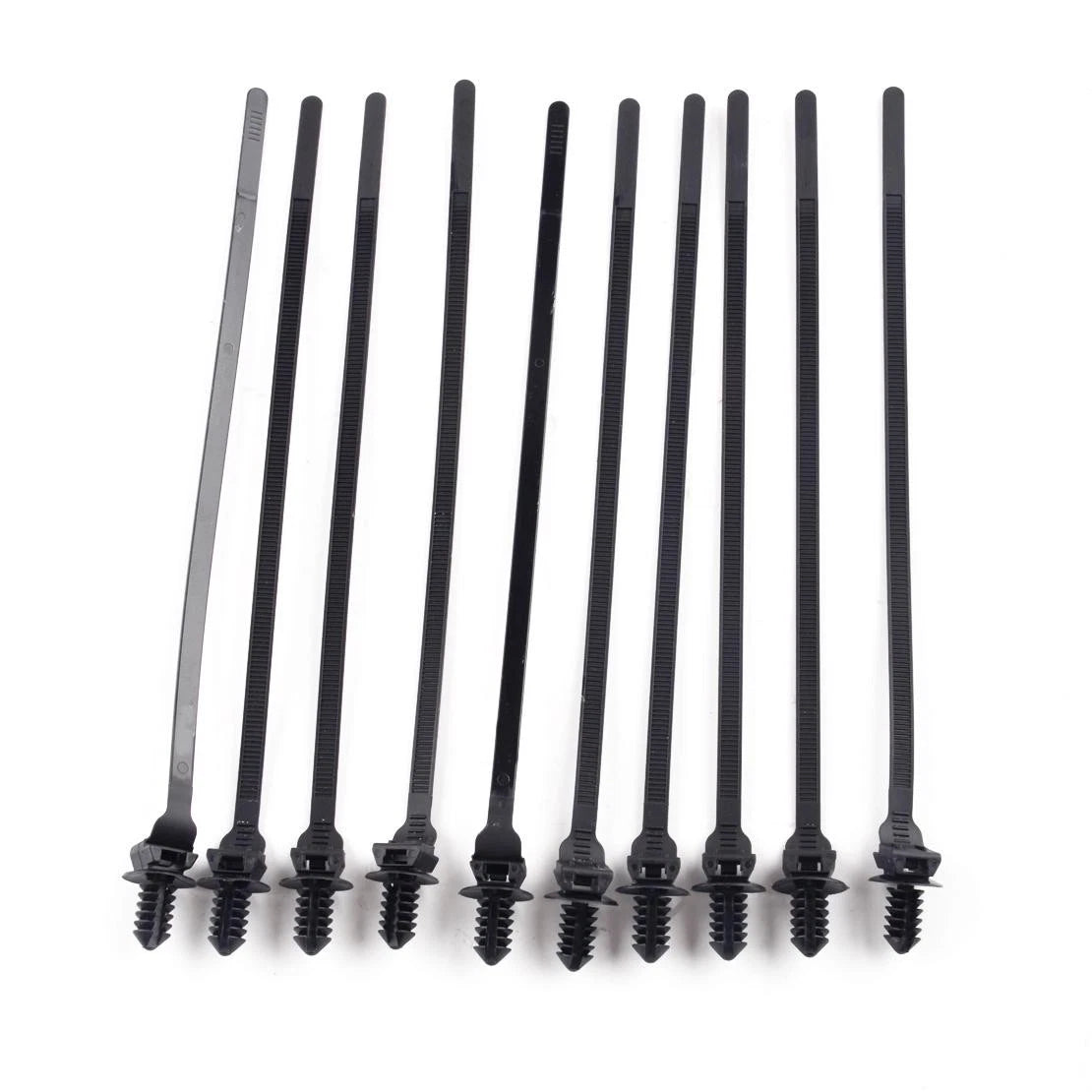 50pcs Push Clips Zip Straps Cable Fasteners for Various Makes & Models