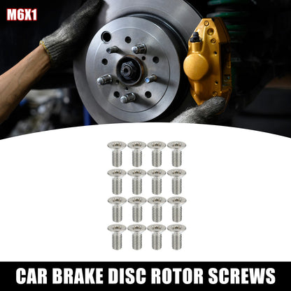 16pcs Brake Disc Rotor Screws for Honda Accord Civic (2003-2012)
