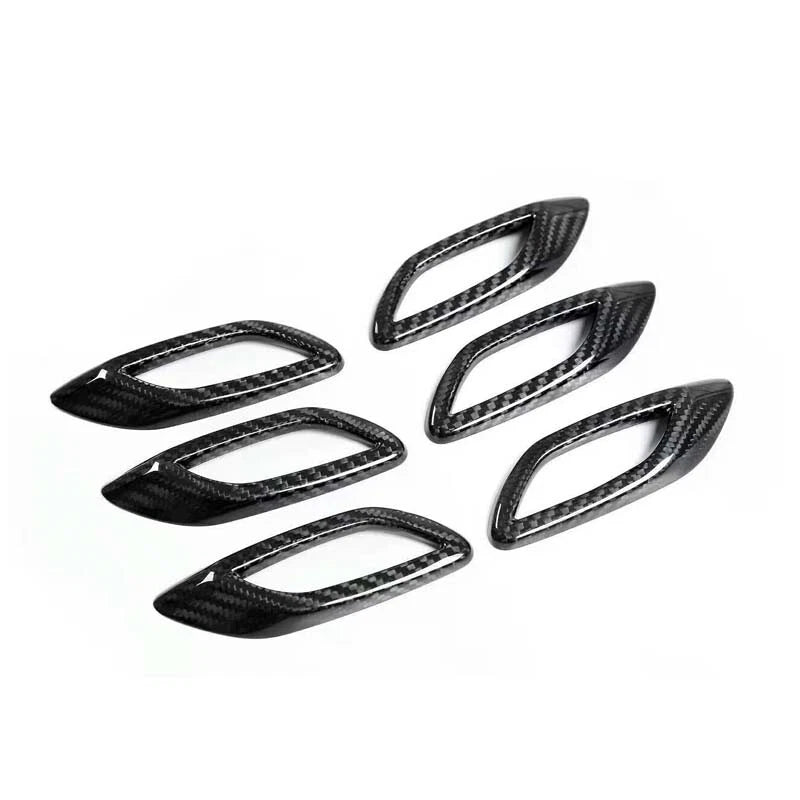 Carbon Fiber Side Body Air Fender Vent Cover Trim For Maserati Levante 2016-23