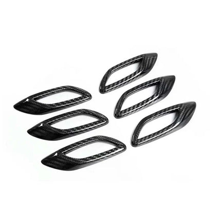 Carbon Fiber Side Body Air Fender Vent Cover Trim For Maserati Levante 2016-23