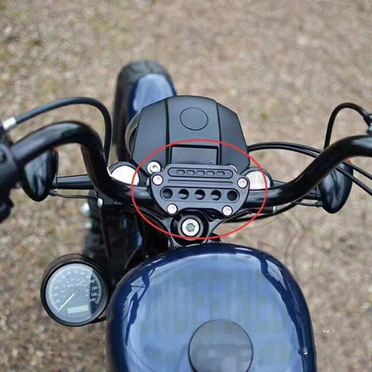 1x Front Handlebar Riser Clamp for Harley XL883/1200/48/Dyna Fat Bob (2004-2023)