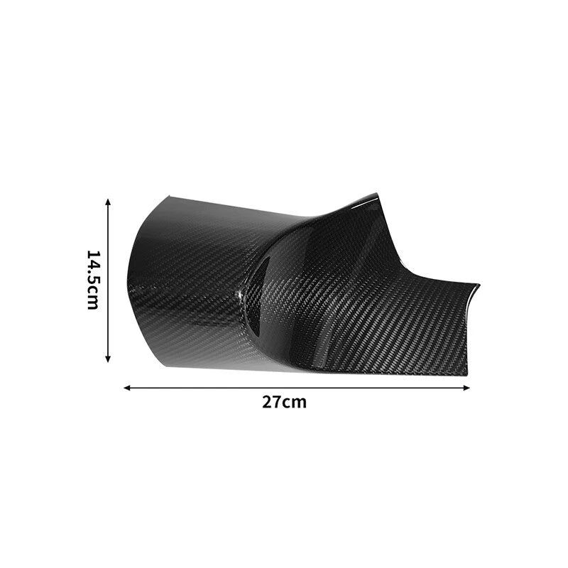 100% Carbon Left Dashboard Panel AC Vent Lower Trim For Toyota GR Corolla 23-25
