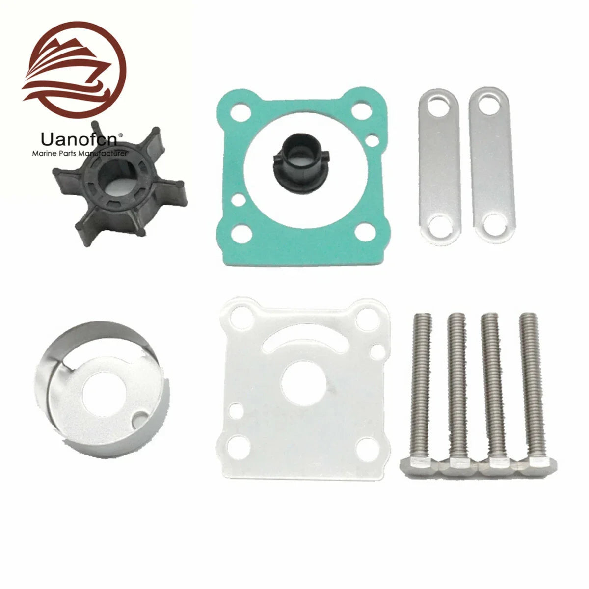 Outboard Water Pump Impeller Kit for Yamaha 6HP/8HP (18-3460)