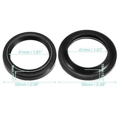41mm Front Fork Oil Seal Dust Seal for Kawasaki ZXR250