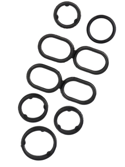 Oil Cooler Filter Ring Gasket 7 x for Dodge/Jeep