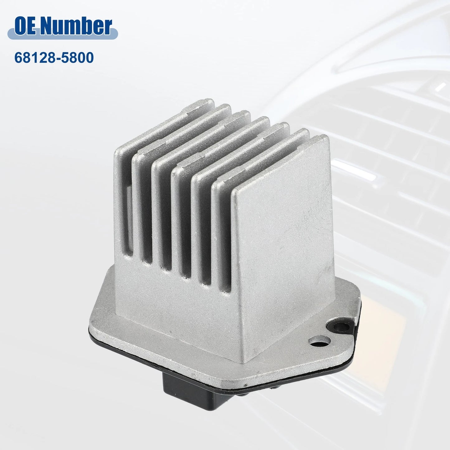 Blower Motor Resistor for Isuzu Axiom 2001-2003 Black Silver Tone