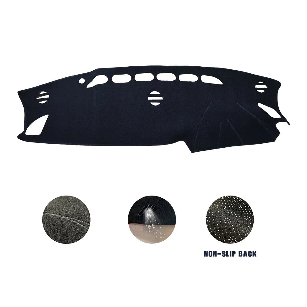 Non-Slip Dash Mat for Mazda CX-5 2012-2017 Dashboard Cover Black