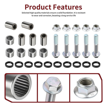 Swing Arm Linkage Bearing Kit & Bolt Nut for Honda TRX400X (2009–2014)