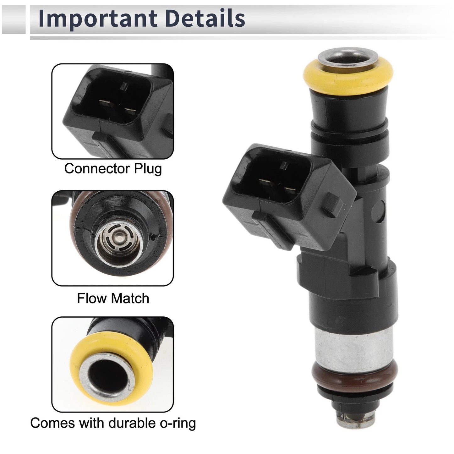 Fuel Injector for Honda Civic 2.0 (2014-2018) - 1 x Engine Fuel Nozzle