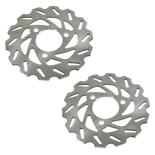 2 x Front Disc Brake Rotors Wave Pattern for Honda TRX450R/TRX450ER Sportrax