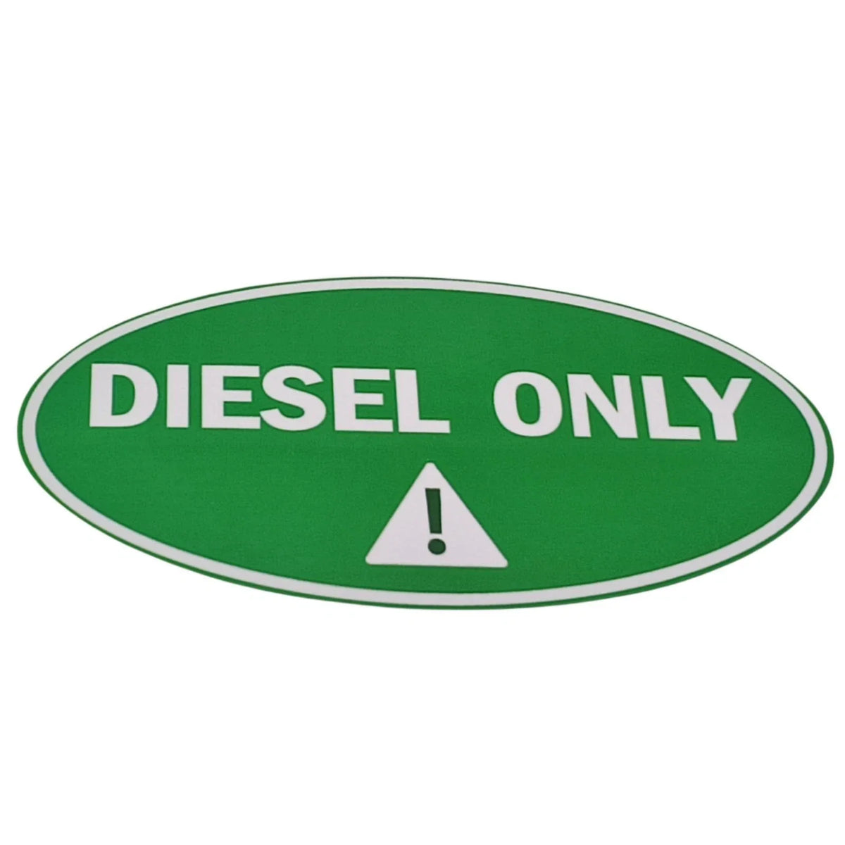 Diesel Only Round Sticker Decal for Gasoline Truck Label Vinyl Car