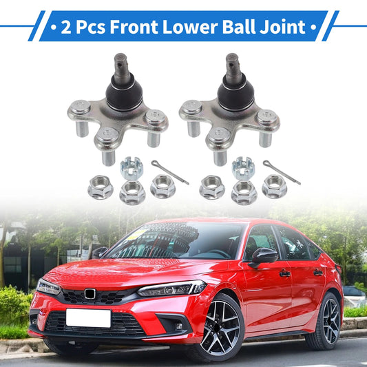 2 x Front Lower Ball Joints for Honda Civic (2017-2021)