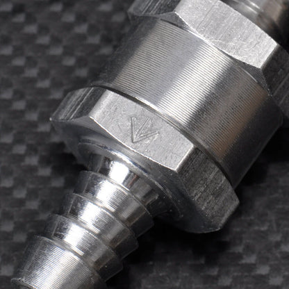 10mm 3/8" Fuel Non-Return Check Valve for Petrol Diesel Marine Aluminum