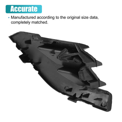Unpainted Black Front Right Bumper Tow Hook Cover for Toyota RAV4 (2016-2018)