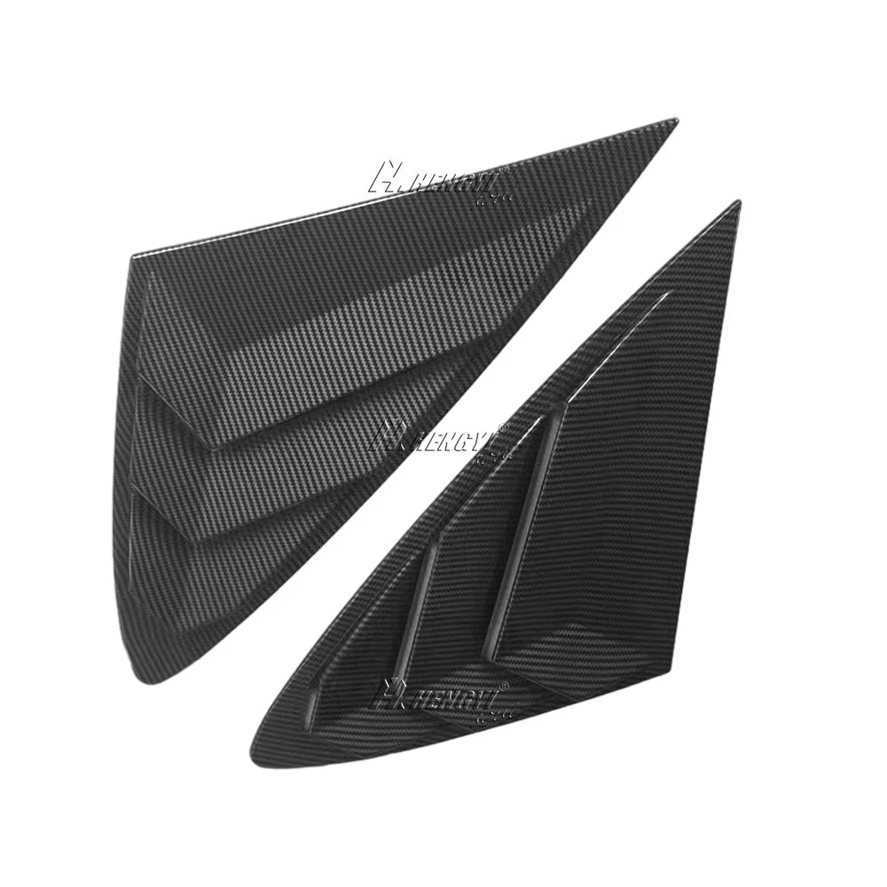 Carbon Style Rear Window Louver Shutter Cover for Hyundai Sonata (2020–2023)