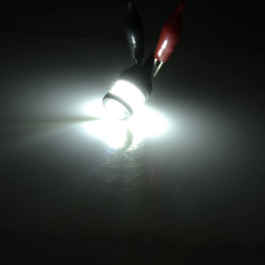 White 58SMD LED Bulbs for 7440 7443 Brake Tail Reverse Lights (2010-2023)