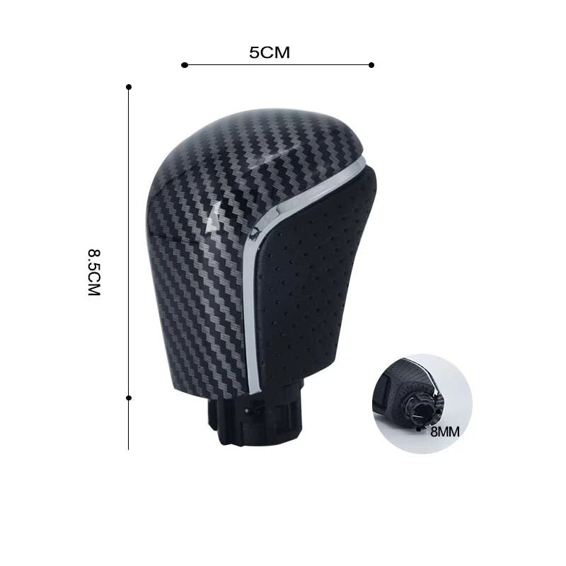 Carbon Fiber Paint Gear Shift Knob Switch Kits Fit For Toyota Yaris  2020-2022