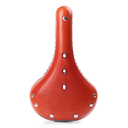 Leather Bicycle Saddle B17 for Sportive Riders - Brown