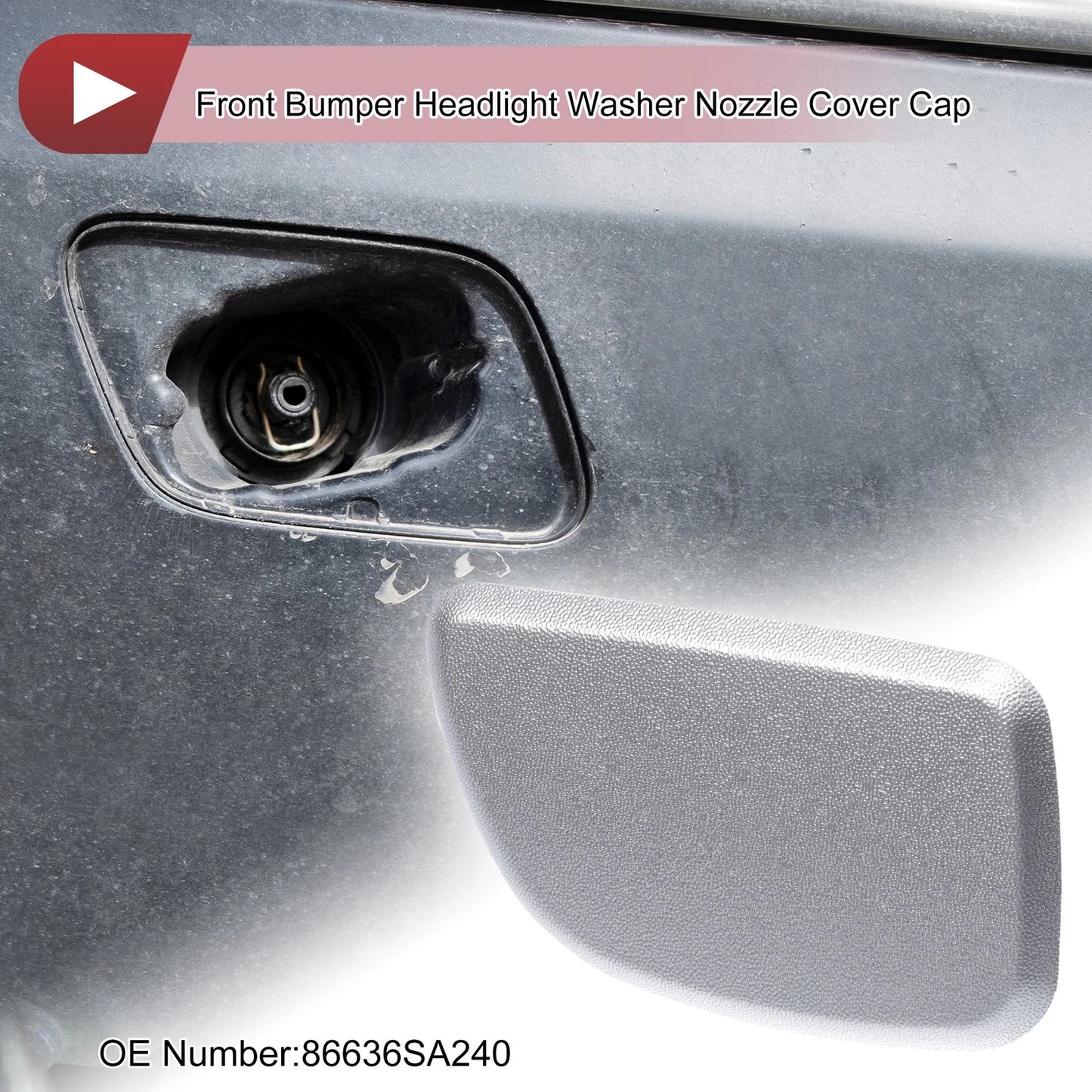 Front Right Washer Nozzle Cover for Subaru Forester (2005-2007)
