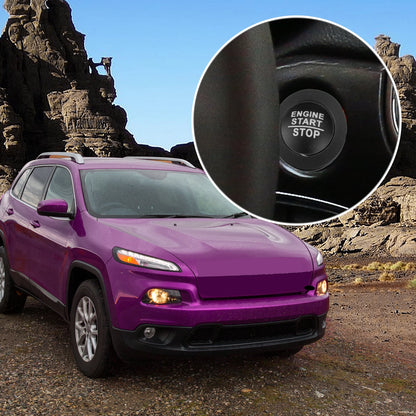 Engine Start Stop Button Cover Trim for Jeep Cherokee, Dodge (2014-2023)