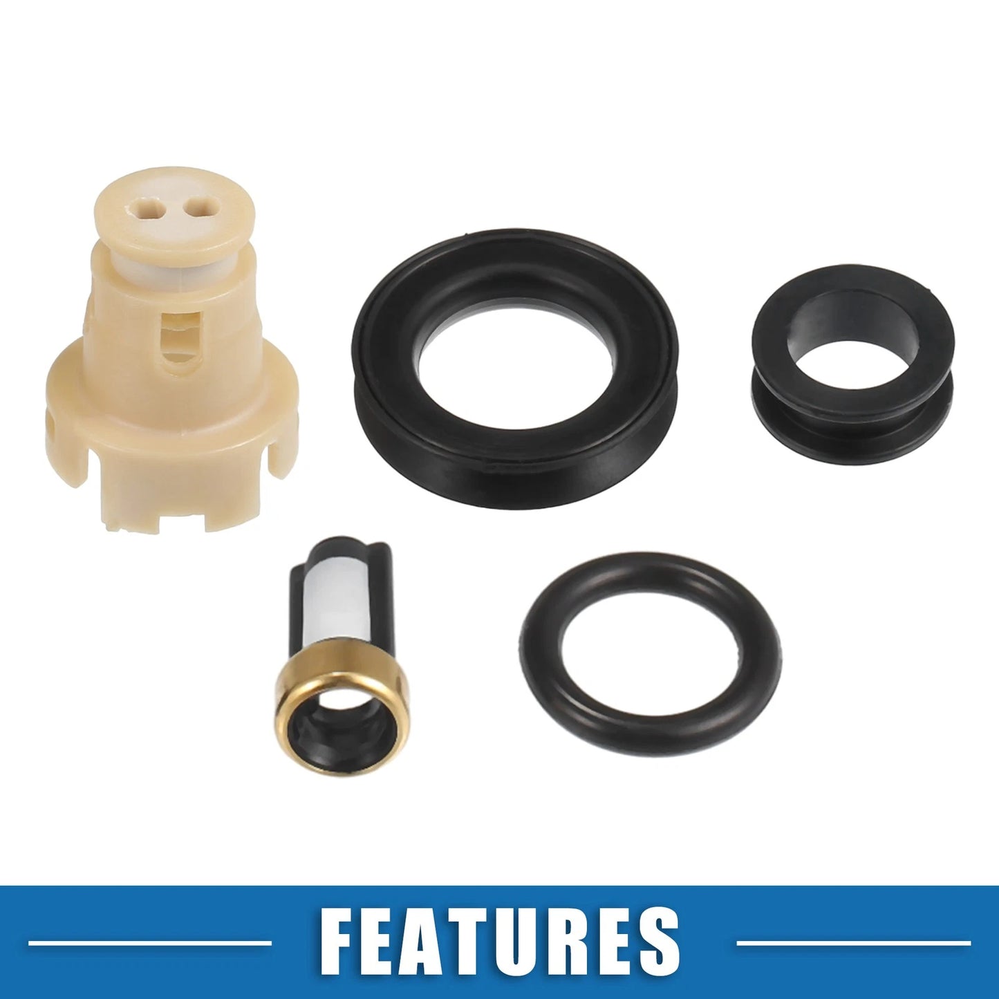 6 x Fuel Injector O Rings Seals with Micro Filters for Toyota Tacoma (99-04)