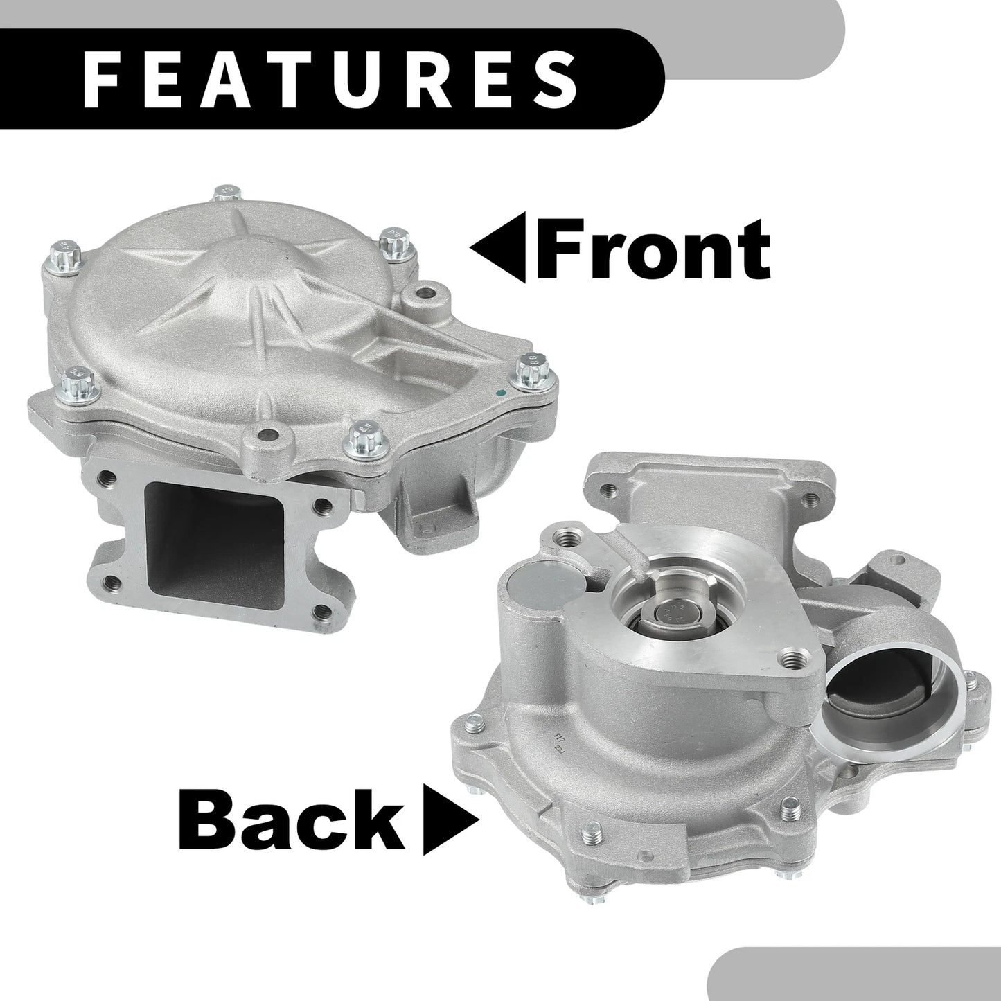 Water Pump for BMW 1 Series 116i E87 2004-2011 with Rubber Ring Kit