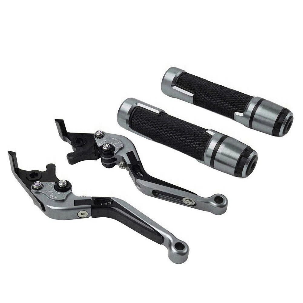 Folding Titanium Brake Clutch Lever Grip Set for Yamaha FJR XJR 1300 (2001-2018)