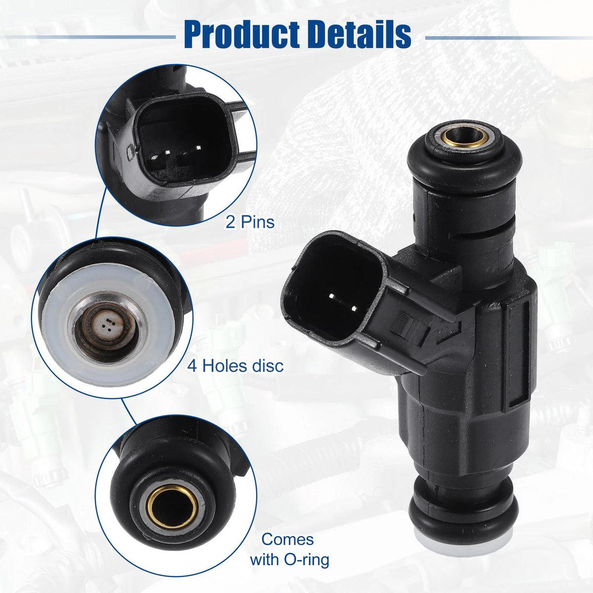 6pcs 3.6L Fuel Injector Nozzle for Chevrolet Equinox (2008 - 2009)