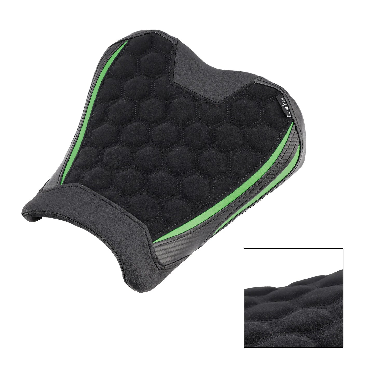 Raider Seat Cushion PU Green for Kawasaki Ninja ZX-4R (2023)