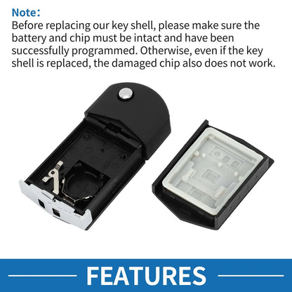 Keyless Entry Remote Key Shell Case for Mazda CX-7, CX-9 (2006-2012)