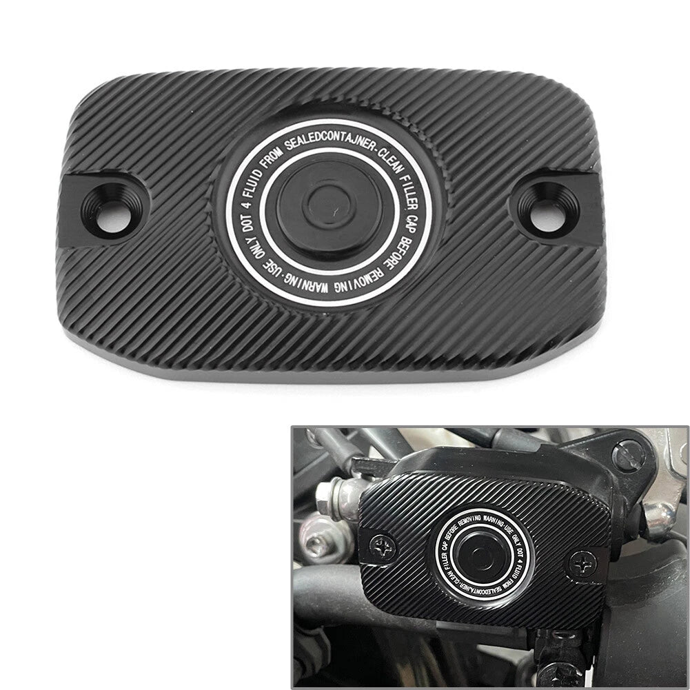 Brake Front Reservoir Master Cylinder Cover Cap for Harley X350 (2023) Black