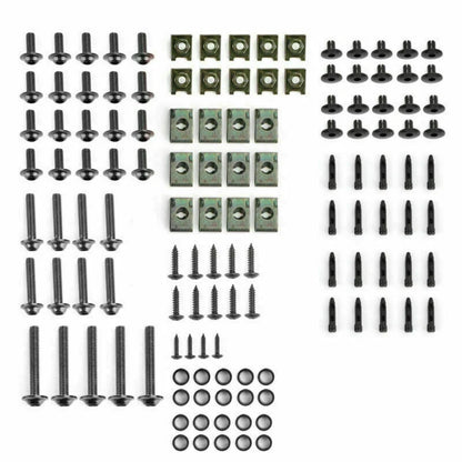 223PCS Black Fairing Screw & Clamp Set for F2 (No Year Specified)