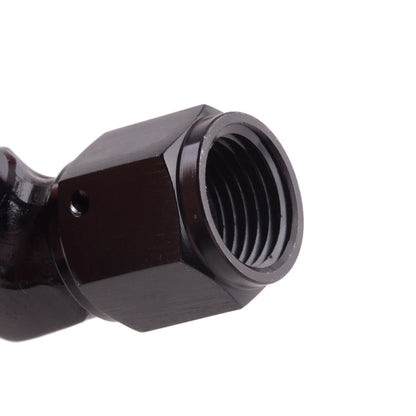 6AN AN6 Female to 3/8" Swivel Fitting Hose 90 Degree Elbow Adapter