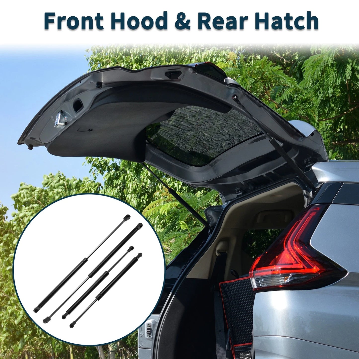 Hood & Hatch Lift Supports for Nissan Murano Z50 (2003-2007)