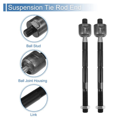 2 x Front Inner Tie Rod End Links for Toyota RAV4 (2006-2018)