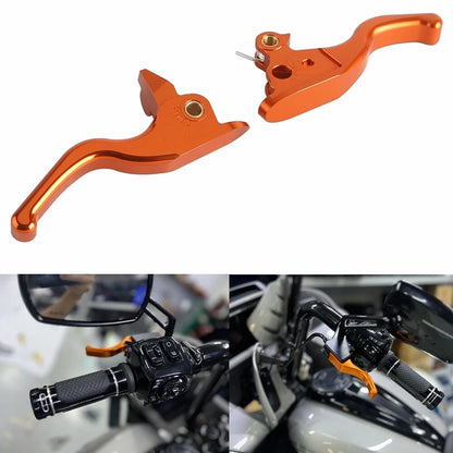 Orange Brake Clutch Levers Kit for Harley Touring Road Glide FLTRX FLTRXS (2021-Up)