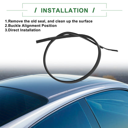 Left Side Roof Sealing Strip Sunroof Trim for Toyota Corolla (2014-2018)