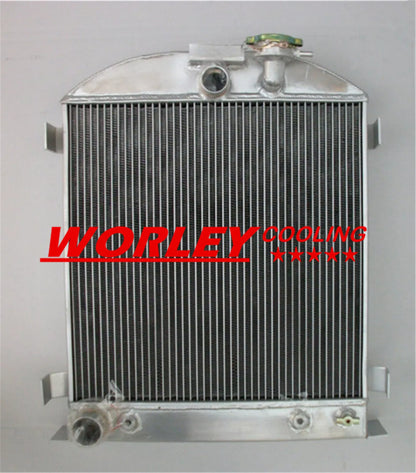 Aluminum Radiator 22.5" for Ford Chopped Engine Low Boy (1932)