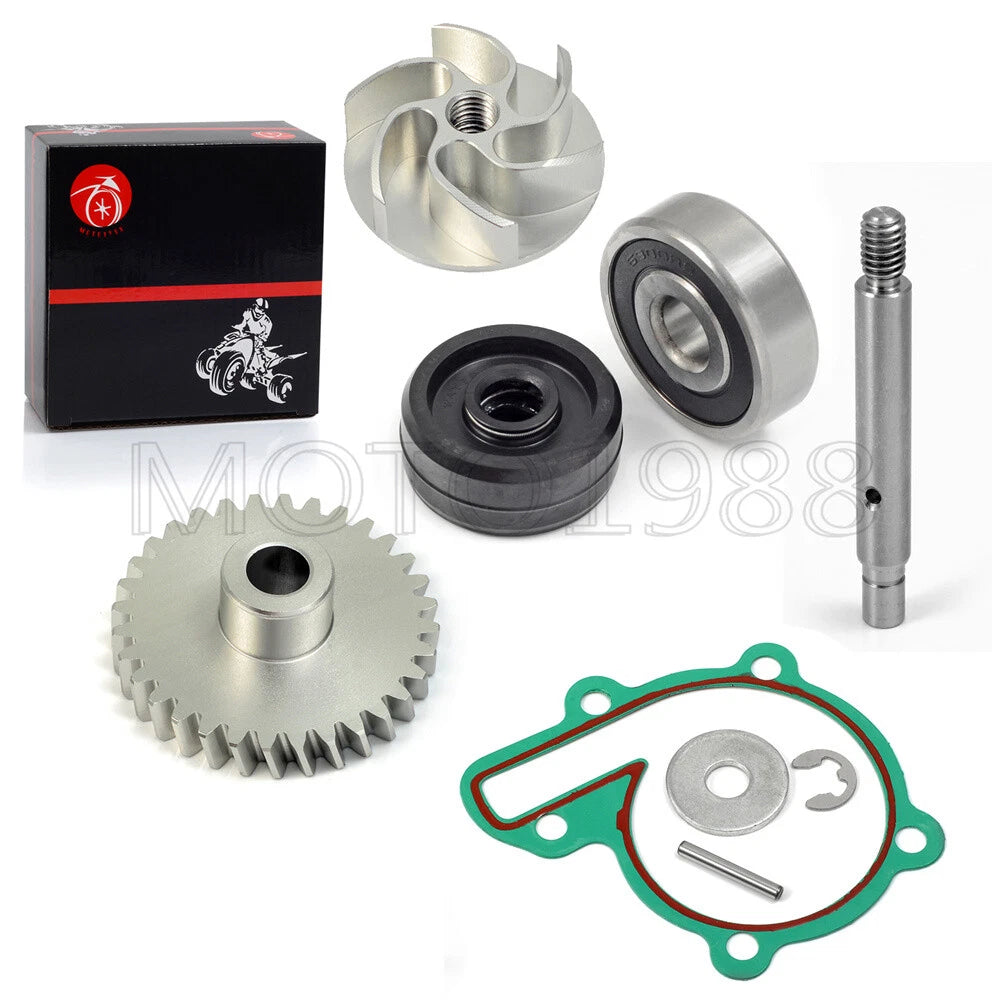 Water Pump Gear Impeller Bearing Seal Gasket Kit for Yamaha Banshee (1987–2006)