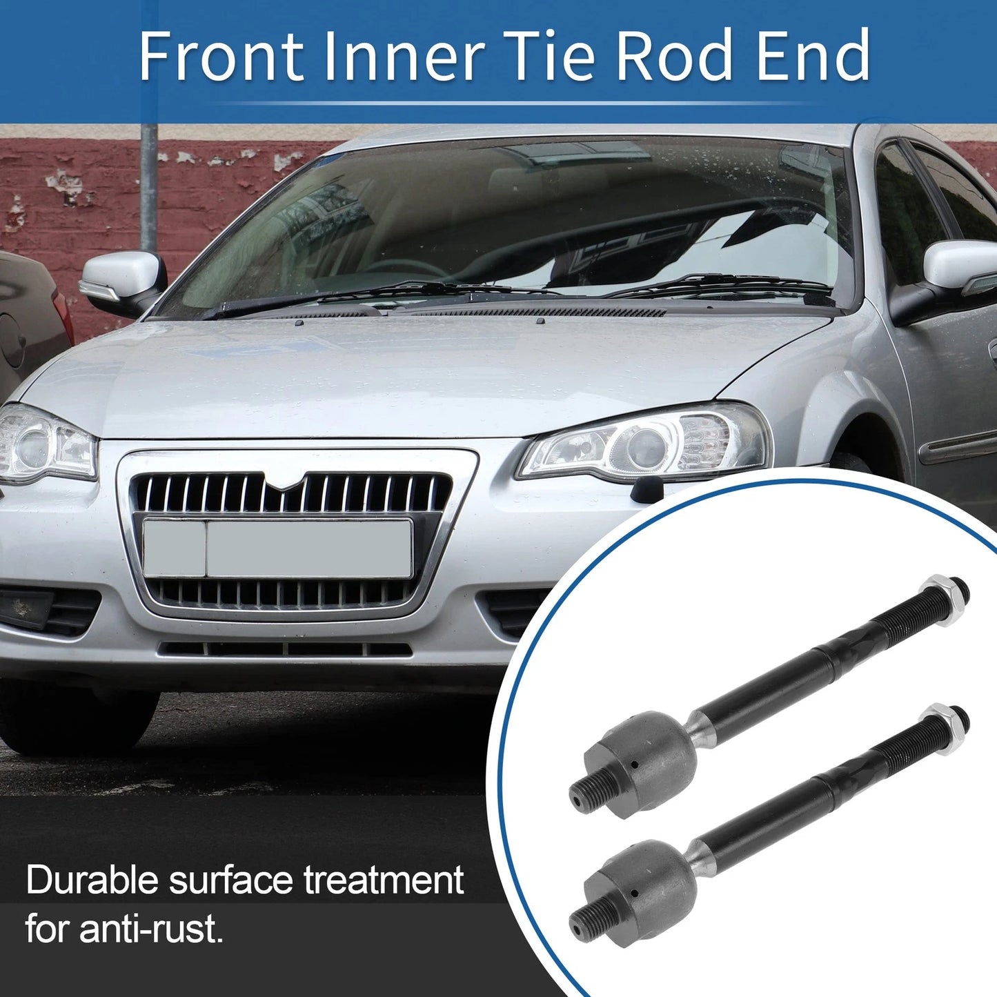 Front Inner Tie Rod End Links for Chrysler 300, Dodge Charger (2011-2014)
