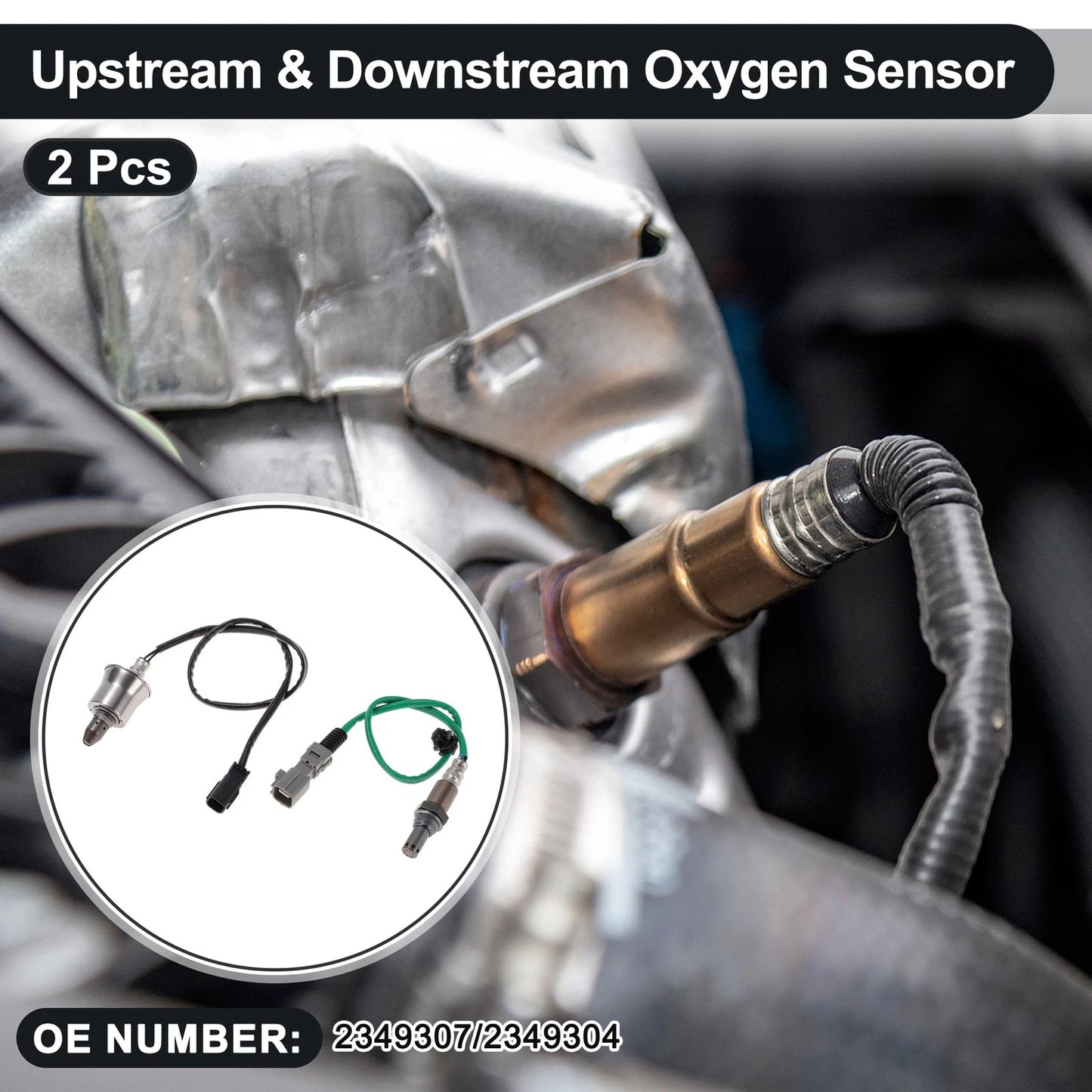 2 x Upstream & Downstream Oxygen Sensors for Toyota Camry Hybrid LE