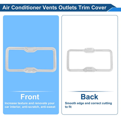 Air Condition Outlet Vent Trim Cover Frame 4 x for Ford Bronco (2021-2024)