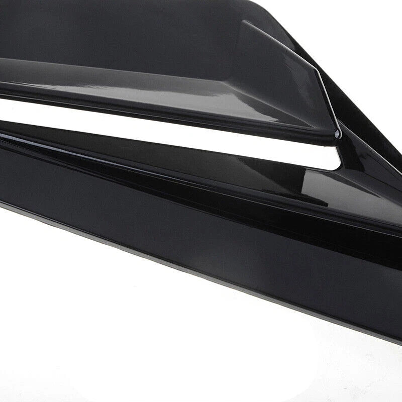 2 x Gloss Black Side Vent Window Louvers for Hyundai Elantra (2021-2024)