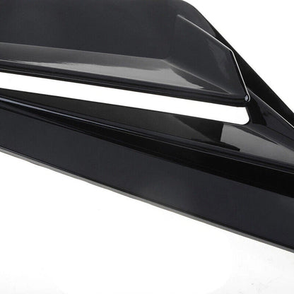 2 x Gloss Black Side Vent Window Louvers for Hyundai Elantra (2021-2024)