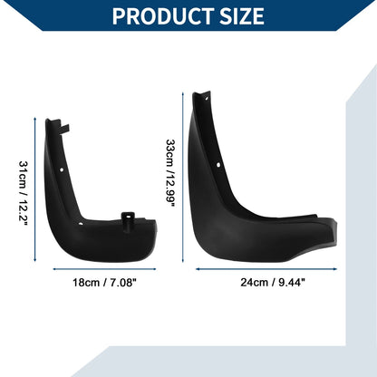 Mud Flaps Splash Guards Set for BMW Mini Countryman (2017-2023)